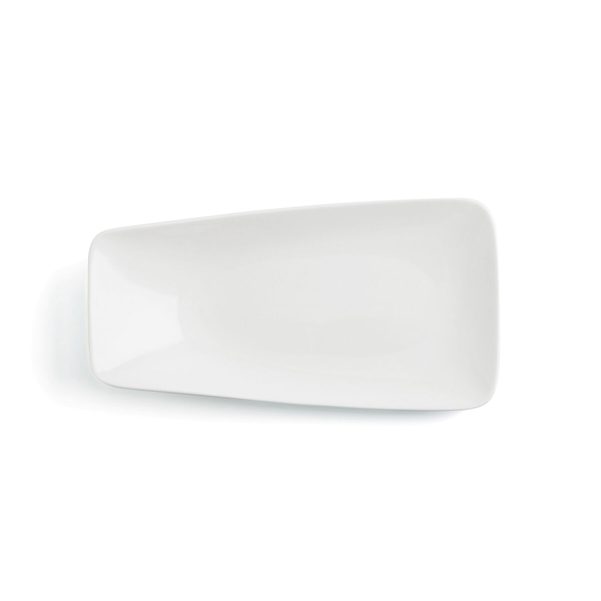 Prato de Jantar Ariane Vital Rectangular Retangular Branco Cerâmica 38 x 20,4 cm (6 Unidades)